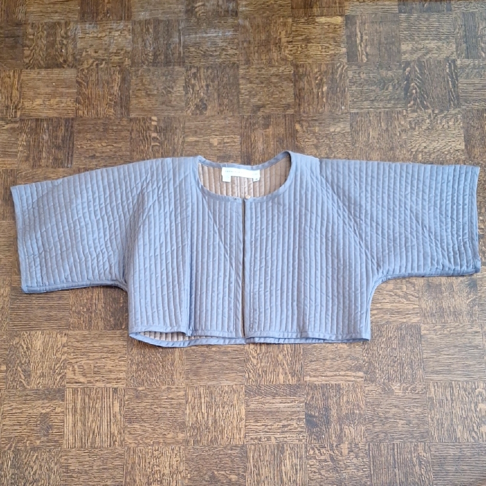 Geoffrey Beene Cotton Cropped Jacket